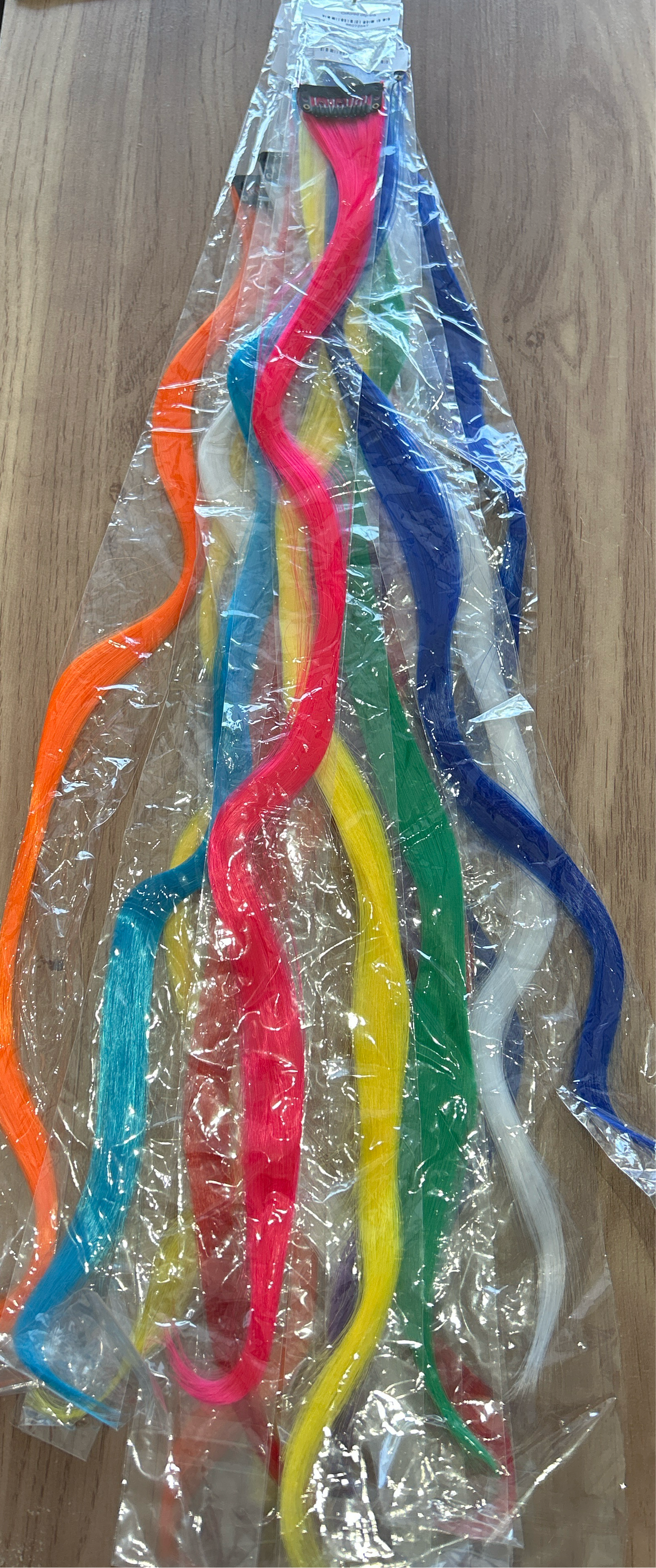 Colored Hair Clip-in strips