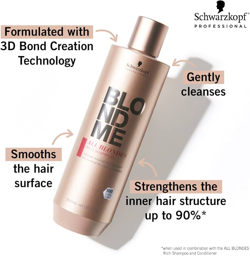 Schwarzkopf- BlondMe All Blondes Rich Shampoo 300mL
