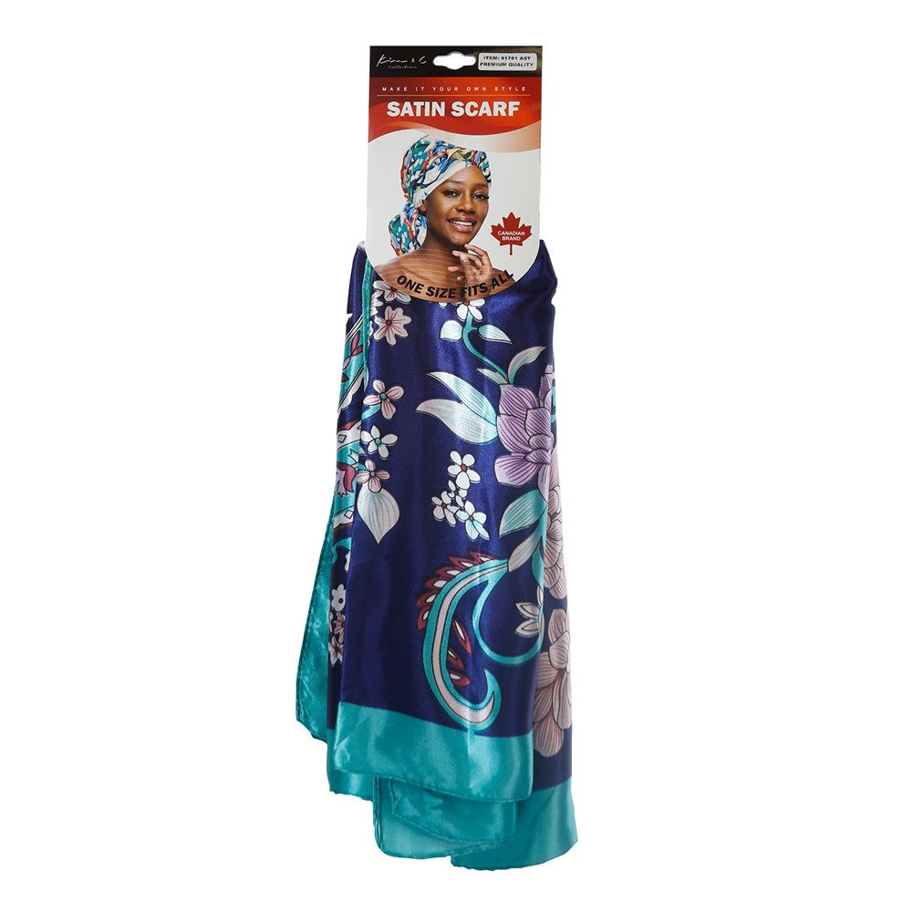 Kim & C Premium Satin Scarf-ASSORTED