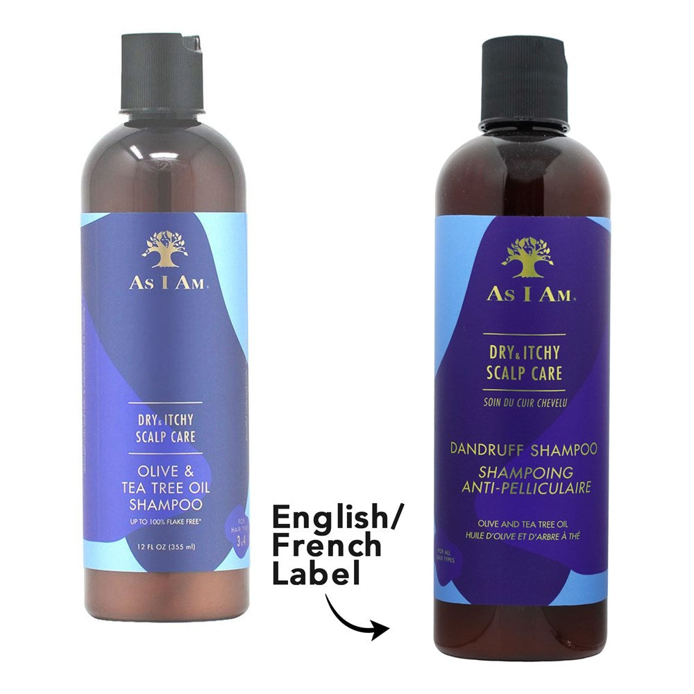 AS I AM Dry & Itchy Scalp Care Shampoo (12oz) 