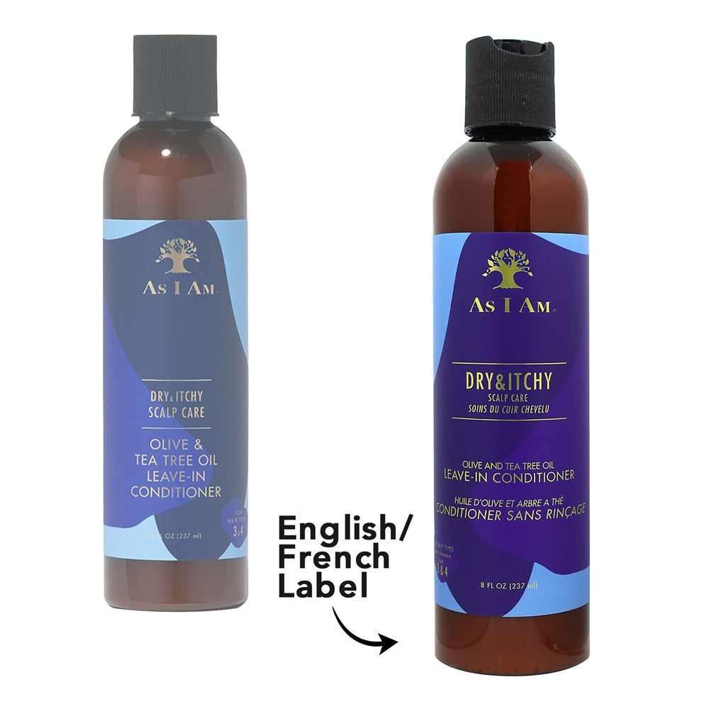 AS I AM Dry & Itchy Scalp Care Leave-In Conditioner (8oz) 