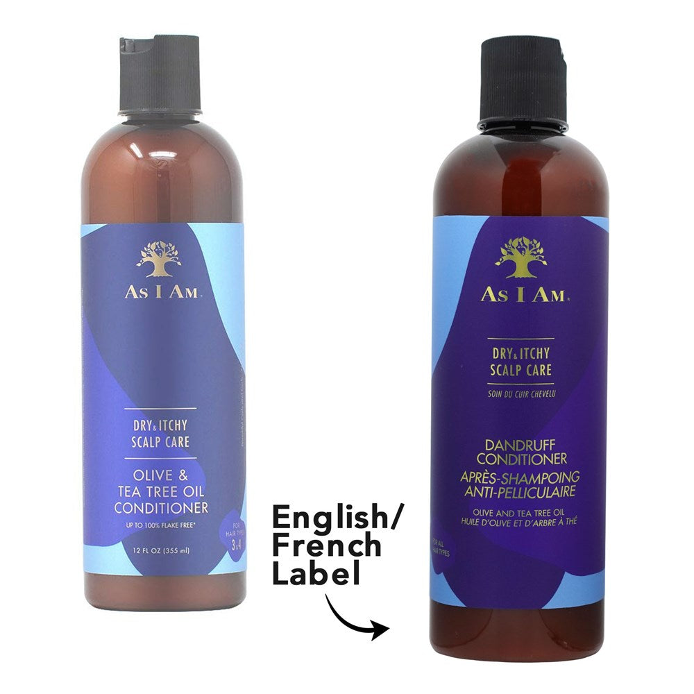 AS I AM Dry & Itchy Scalp Care Conditioner (12oz) 