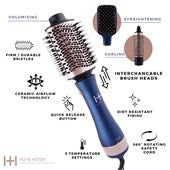 ANNIE Hot & Hotter One Step Hair Styler & Dryer 4 in 1