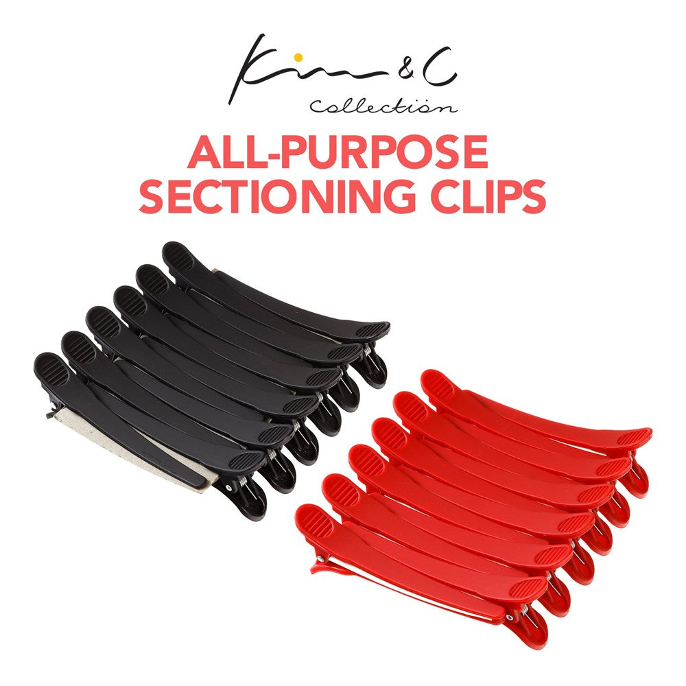 KIM & C All Purpose Sectioning Clips-12pcs