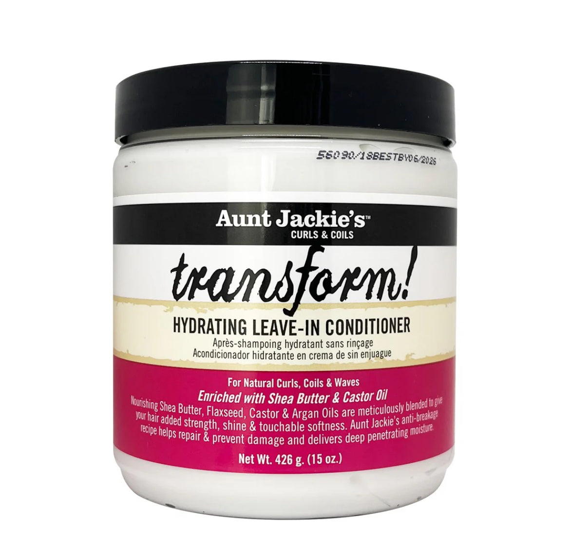 AUNT JACKIE'S Transform Hydrating Leave-In Conditioner (15oz)