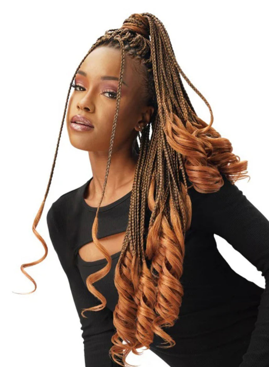 Zury Sis Crochet Braids 100% HAND MADE - FRENCH CURL BRAID 6X