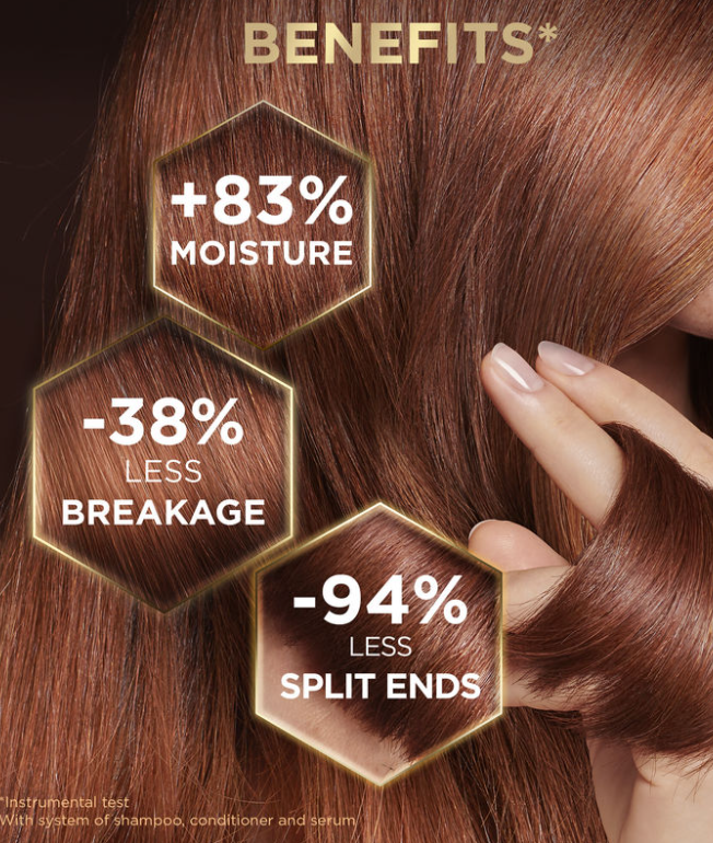 GARNIER WHOLE BLENDS-Honey Treasures Repairing Conditioner, for Damaged and Dry Hair
