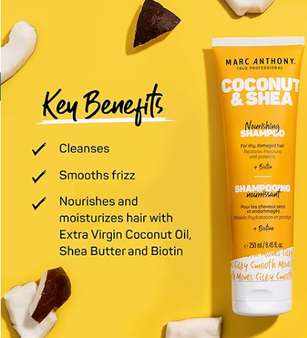 Marc Anthony-Coconut Oil & Shea Butter Nourishing Shampoo (250 ml)