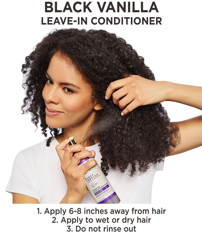 Carol's Daughter- Black Vanilla Moisturizing Detangling Leave-in Conditioner with Vitamin B5 & Aloe