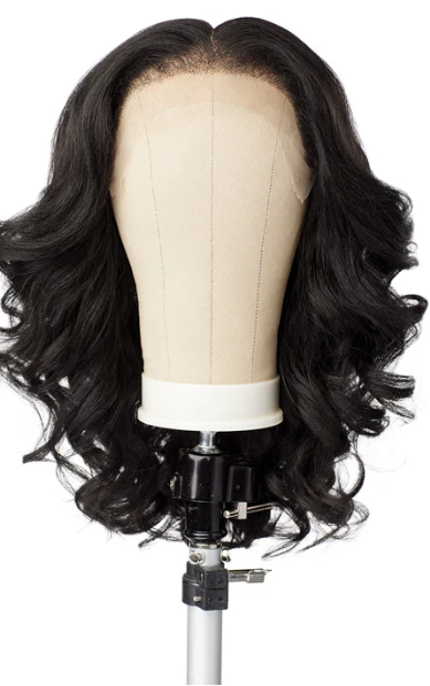 Sensationnel Curls Kinks Glueless Synthetic 13x6 HD Lace Front Wig - 13x6 KINKY BODY WAVE 18"