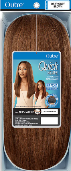 Outre Quick Weave Synthetic Half Wig NEESHA H302