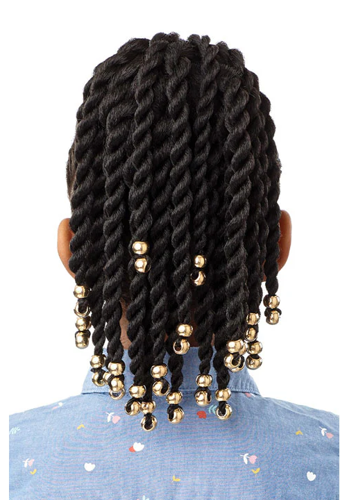 Outre Lil Looks Drawstring Ponytail - BEADED TWIST 12"