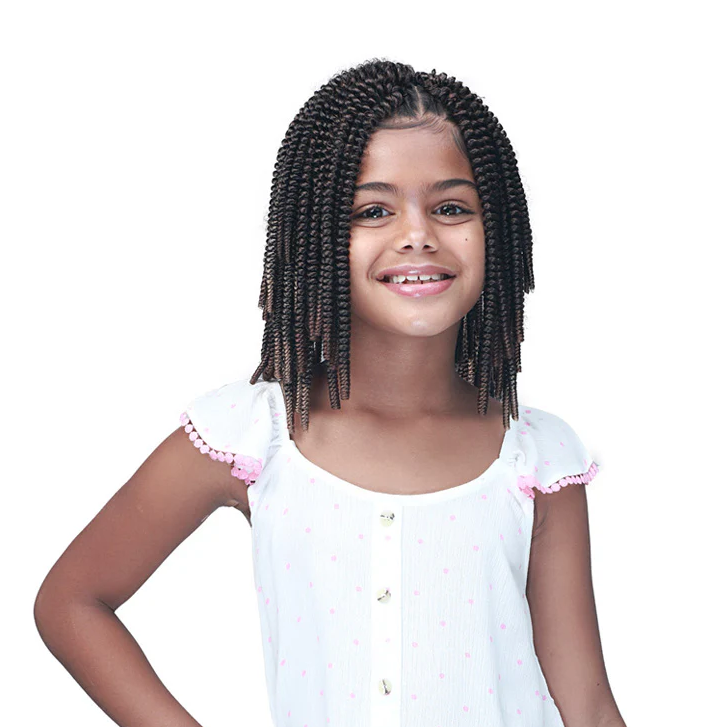 Bobbi Boss Premium Synthetic Boss Kids Braid - PETITE SPRING TWIST 8"