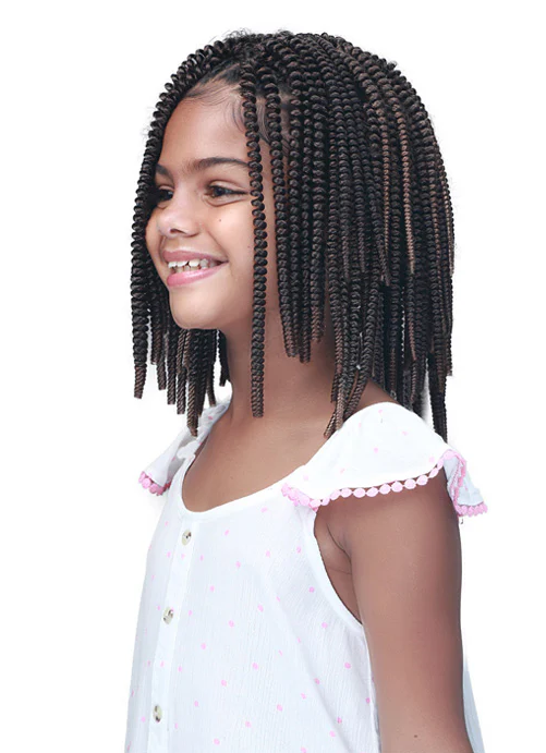Bobbi Boss Premium Synthetic Boss Kids Braid - PETITE SPRING TWIST 8"