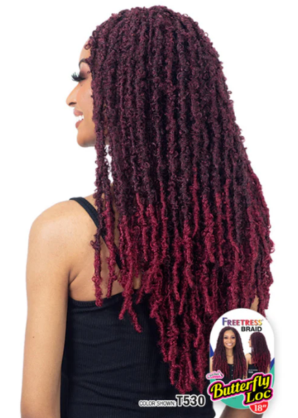 Freetress Crochet Braid BUTTERFLY LOC 18