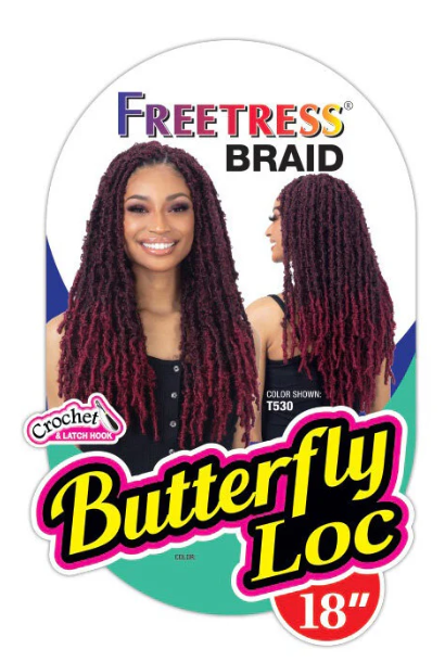 Freetress Crochet Braid BUTTERFLY LOC 18