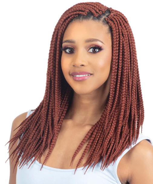 Shake N Go Freetress Synthetic Hair Crochet Braids - 3X BOX BRAID 12"