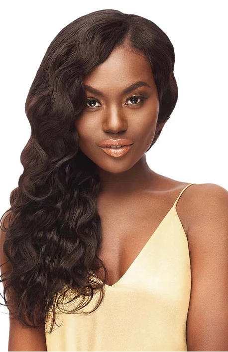 OUTRE MYTRESSES GOLD LABEL 100% HUMAN HAIR WEAVE WITH CLOSURE - NATURAL BODY