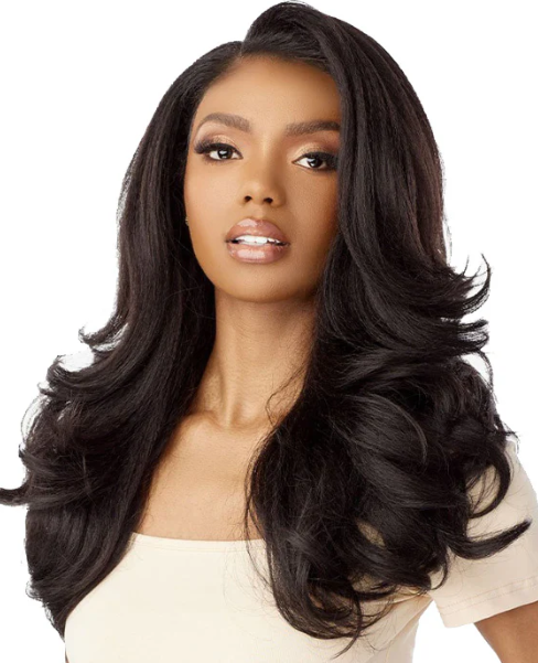 Sensationnel Curls Kinks Glueless HD 13x6 Lace Front Wig - 13x6 KINKY BLOW OUT 20" - Kinky Edges