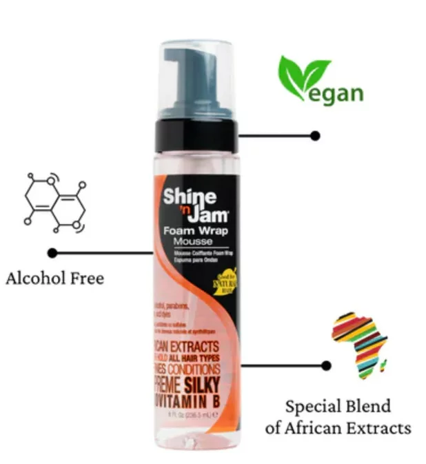 Ampro Pro Shine-n-Jam Supreme Foam Wrap Mousse (8oz)