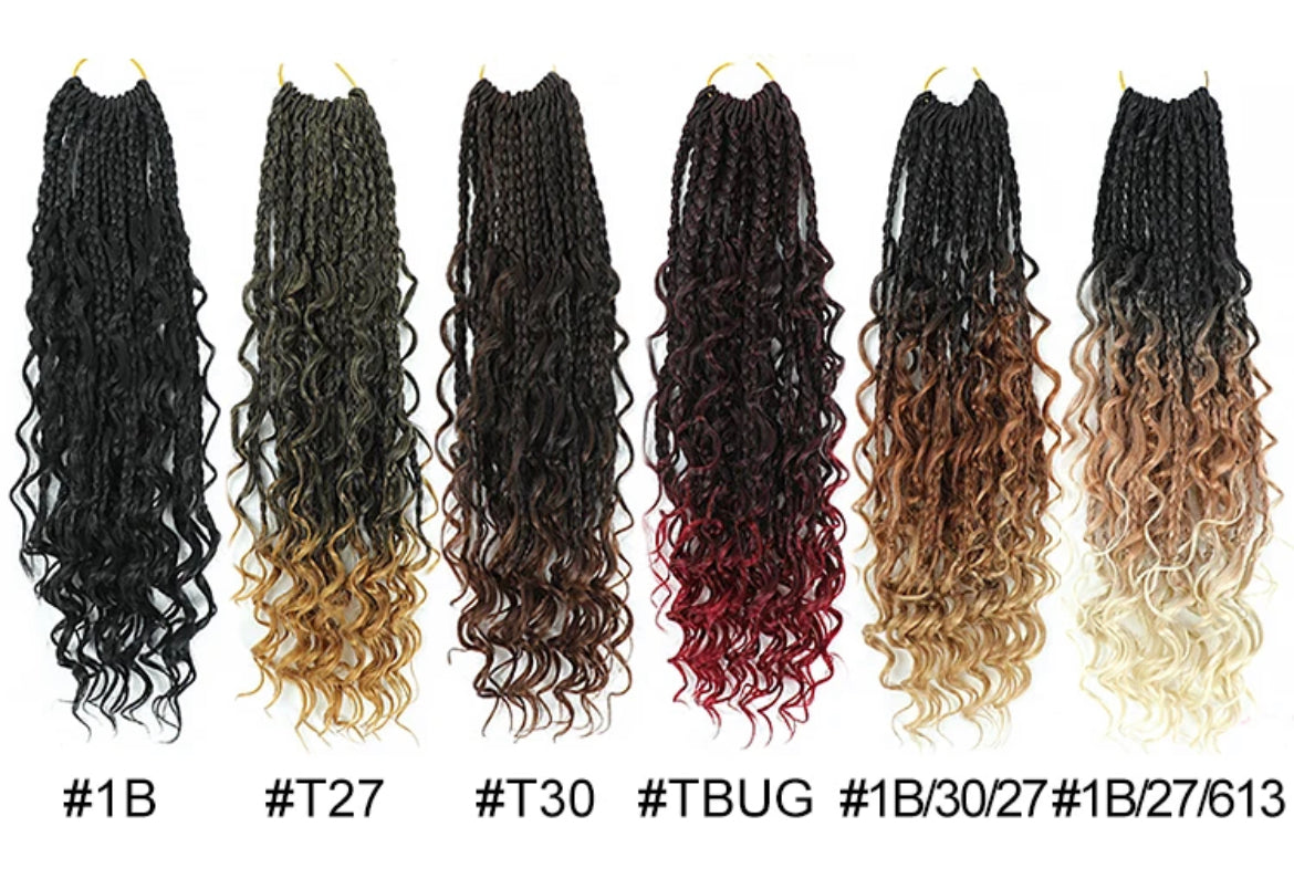 BOHO Box Braids Crochet