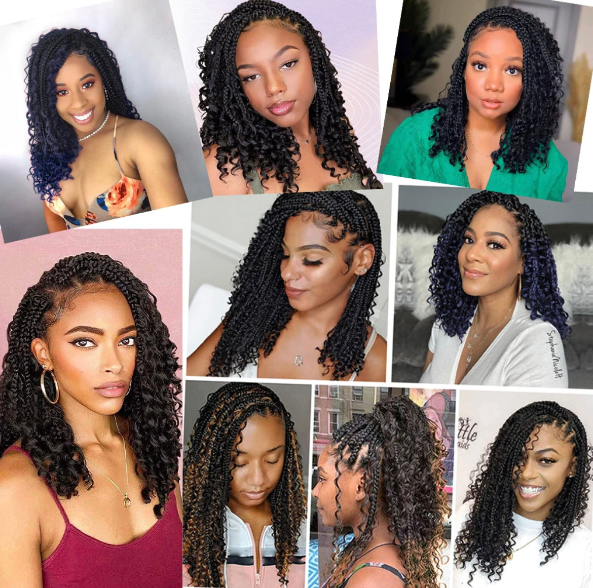 BOHO Box Braids Crochet