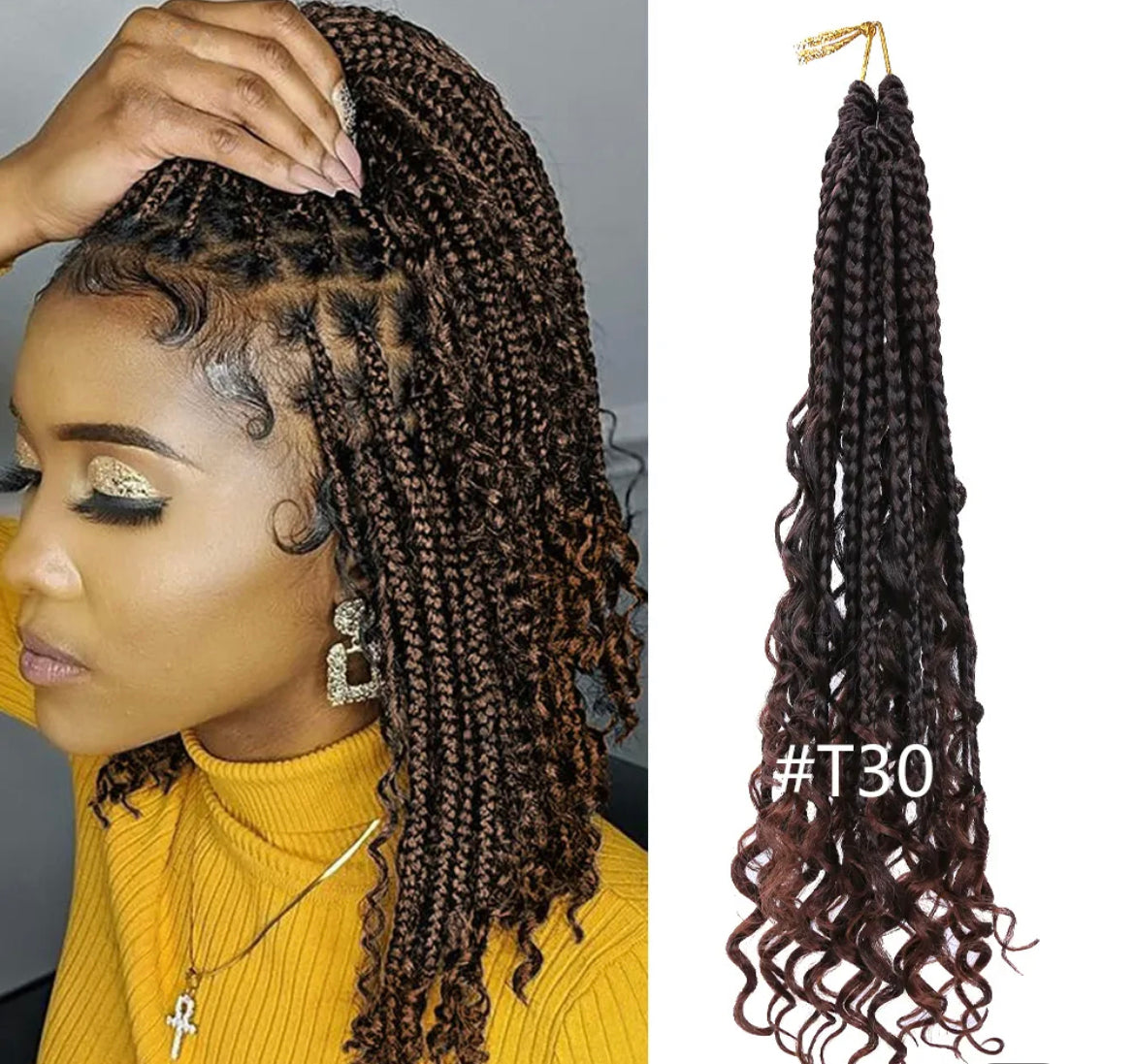 BOHO Box Braids Crochet