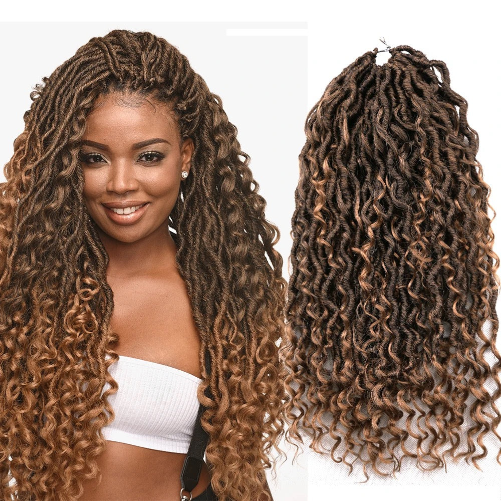 RIVERS LOCS CROCHET-18 inches