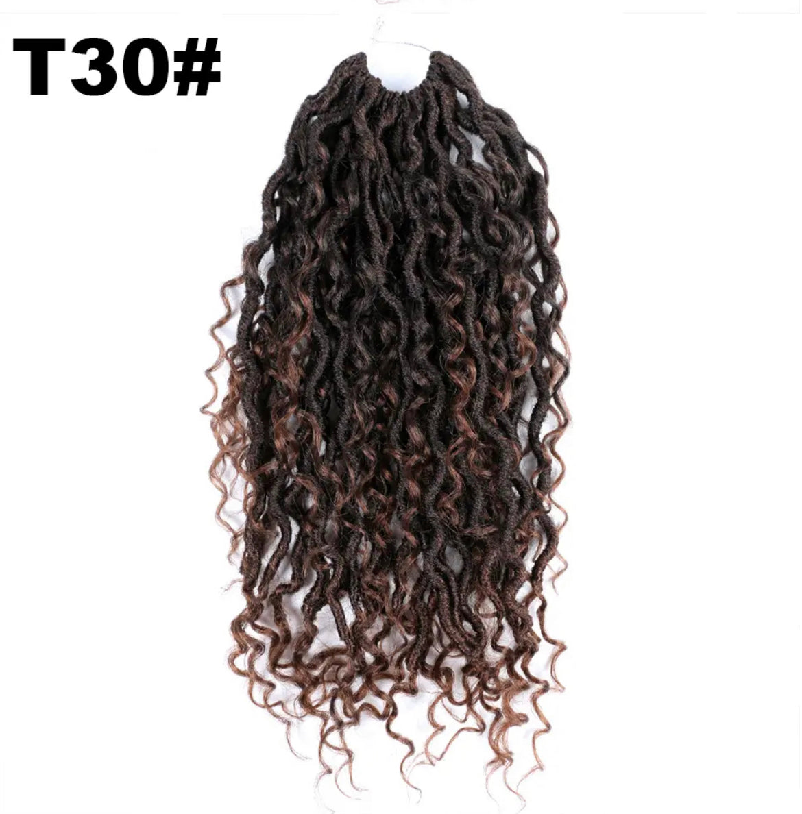 RIVERS LOCS CROCHET-18 inches