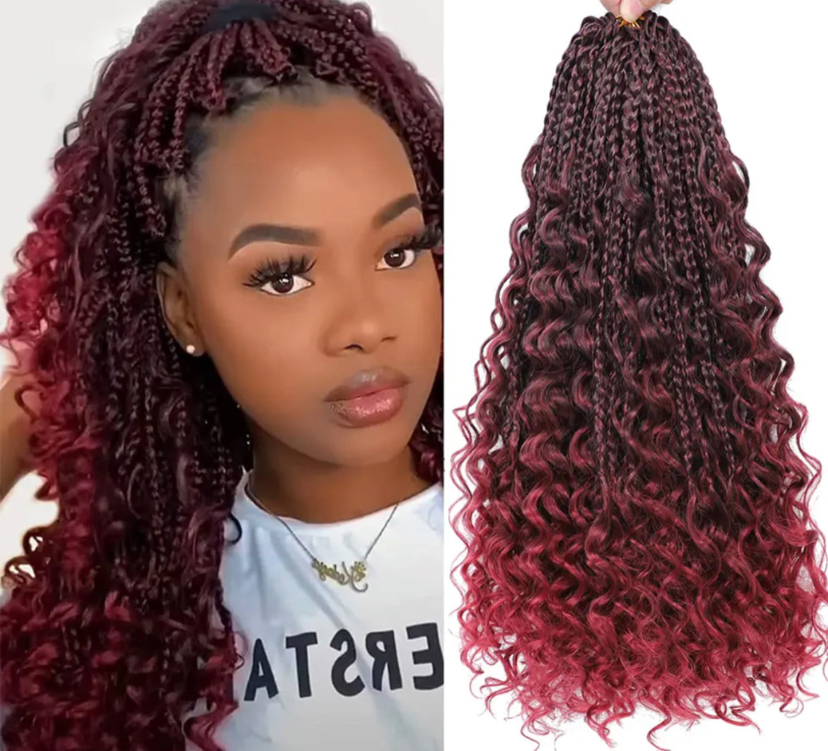 BOHO Box Braids Crochet