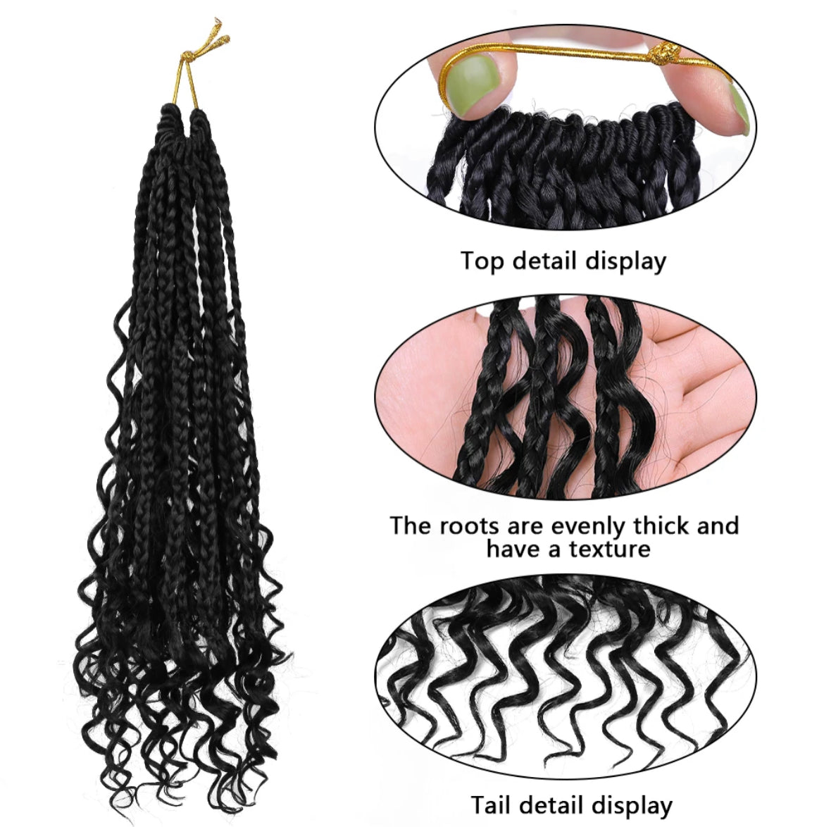 BOHO Box Braids Crochet