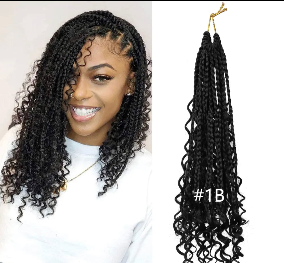 BOHO Box Braids Crochet