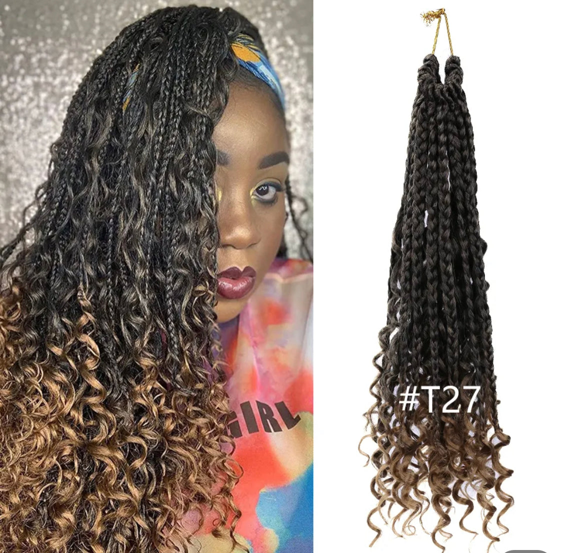 BOHO Box Braids Crochet
