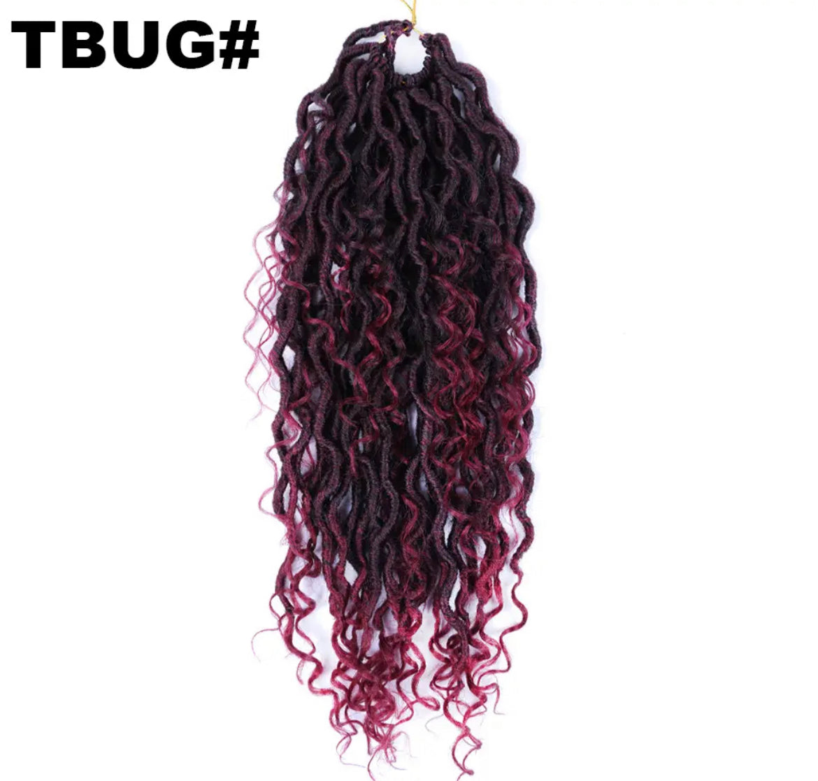 RIVERS LOCS CROCHET-18 inches