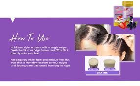 EBIN 24 Hour Edge Tamer Sleek Hair Wax Stick