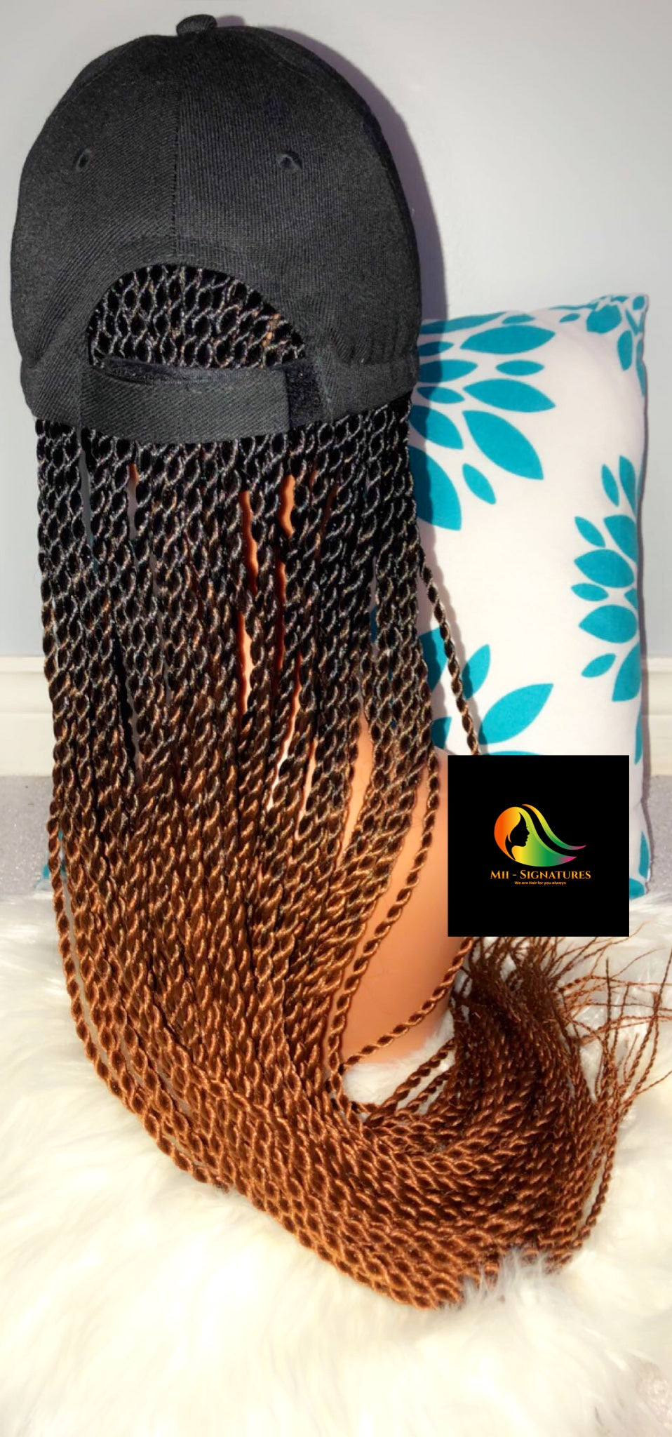 FACE CAP WIG-Senegalese twist
