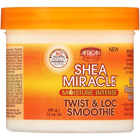 AFRICAN PRIDE Shea Miracle Twist & Loc Smoothie (12oz)