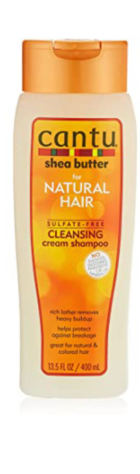 CANTU Shea Butter Sulfate Free Cleansing Cream Shampoo (13.5oz)