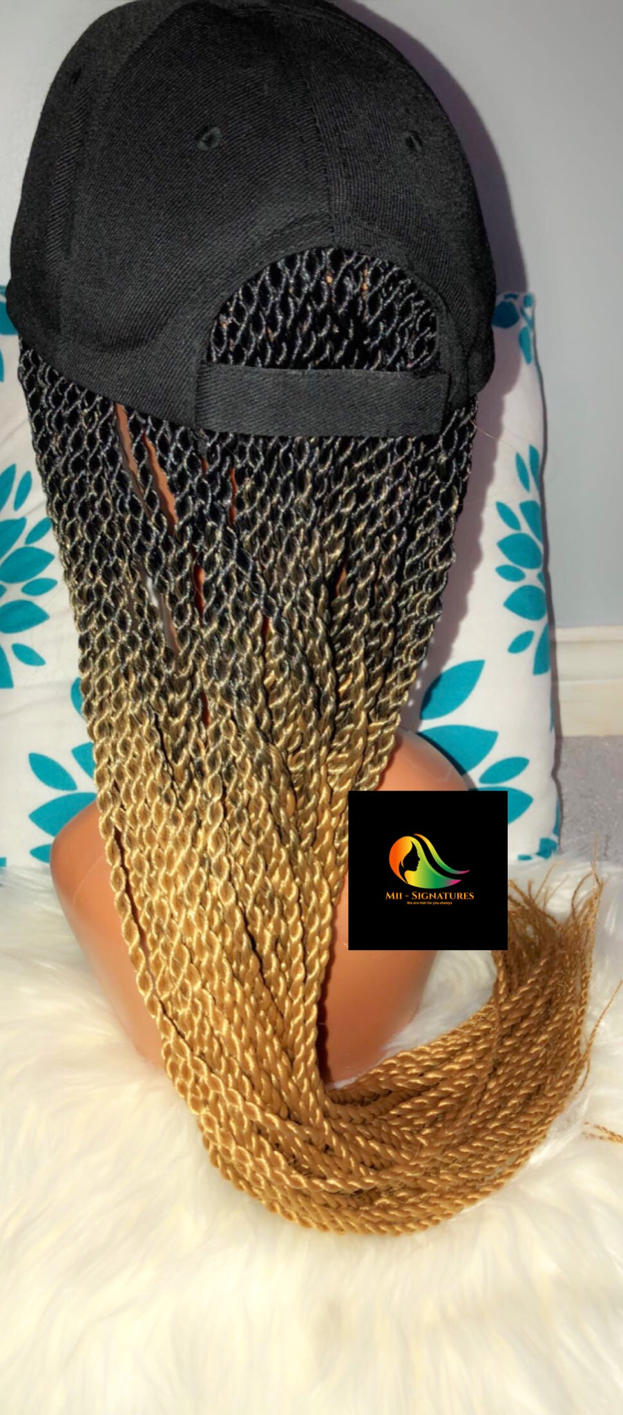 FACE CAP WIG-Senegalese twist