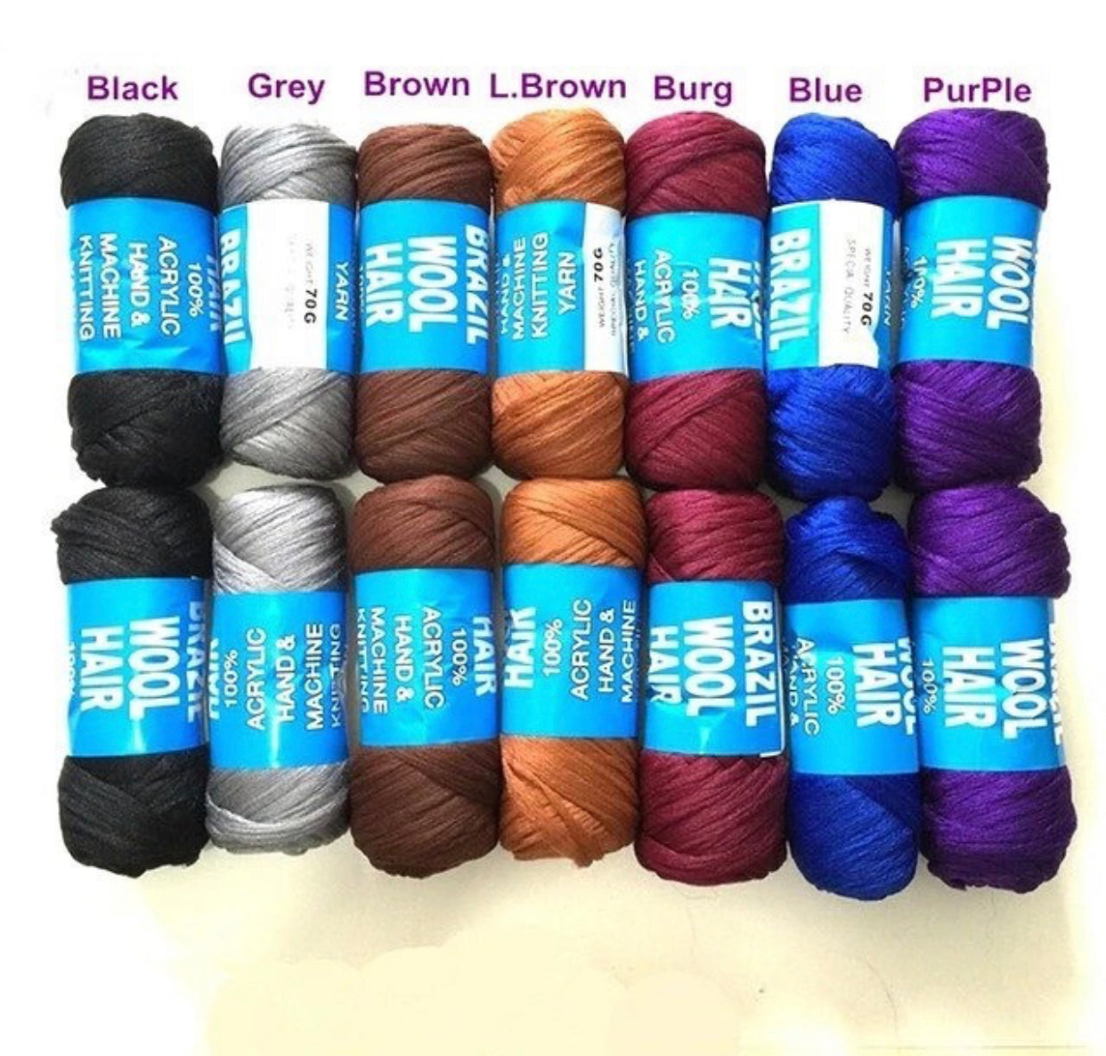 BRAZILLIAN HAIR WOOL
