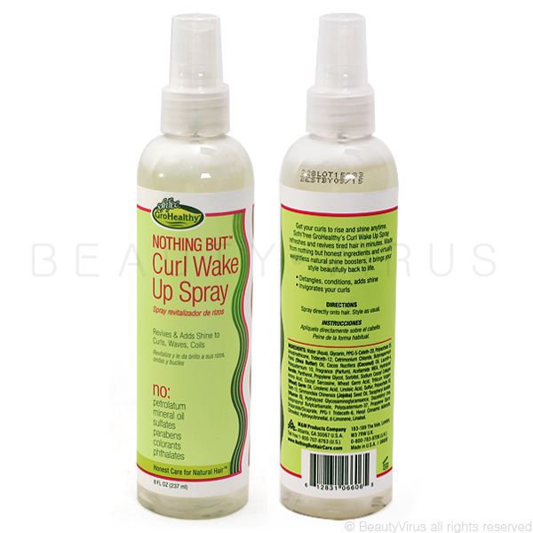 Nothing but Curly wake up Spray