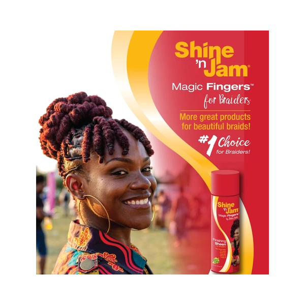 AMPRO Shine 'n Jam Magic Fingers Finishing Sheen Spray