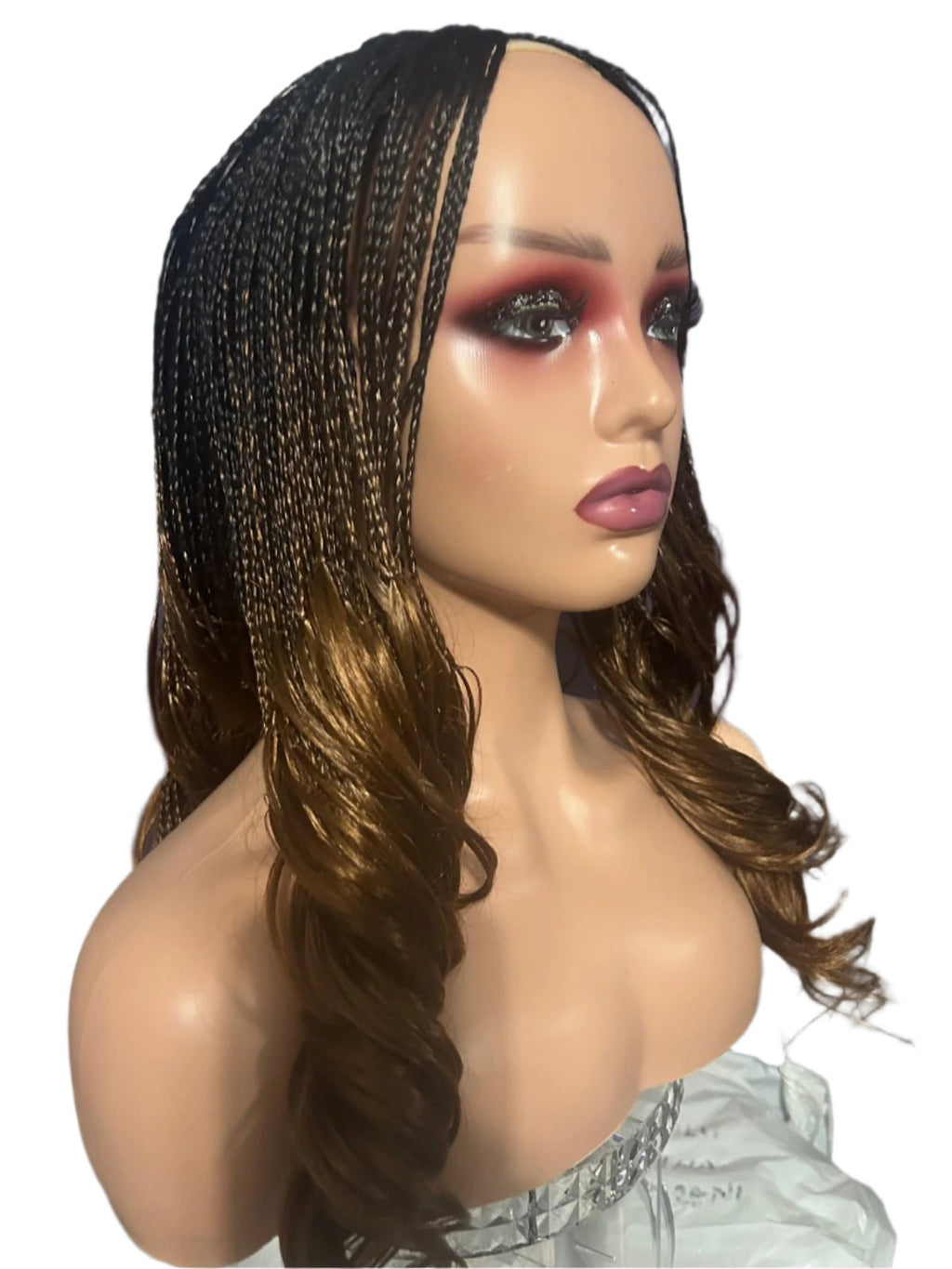 French Curls Braided wig