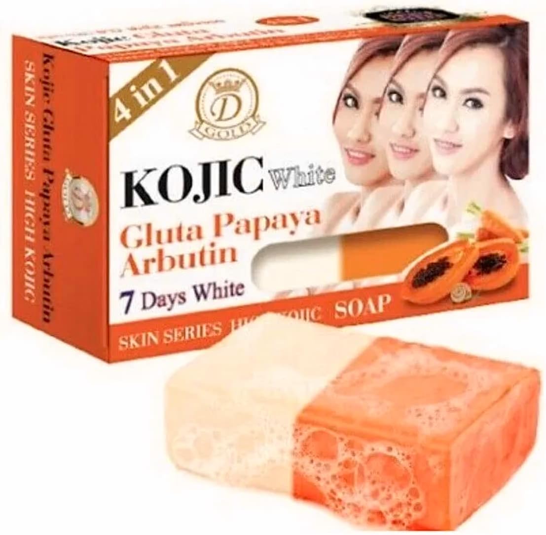 Kojic White Gluta Papaya Arbutin Soap