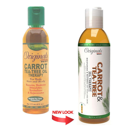 AFRICA'S BEST Originals Carrot & Tea-Tree Oil Therapy (6oz)