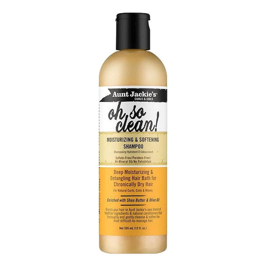 AUNT JACKIE'S Oh So Clean Moisturizing & Softening Shampoo (12oz)