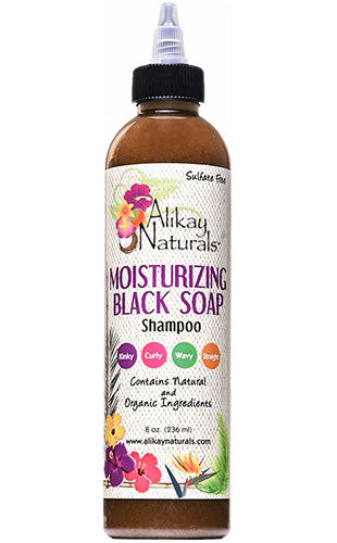 Alikay Naturals Moistrizing Black Soap Shampoo(8oz)