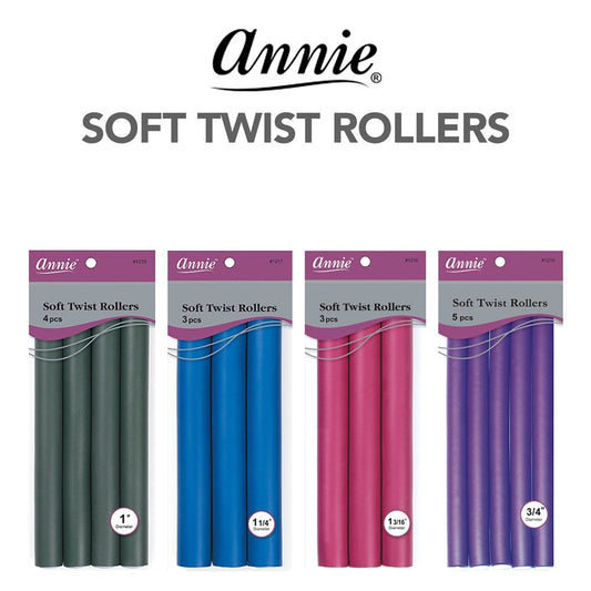 ANNIE Soft Twist Rollers (10 inches)