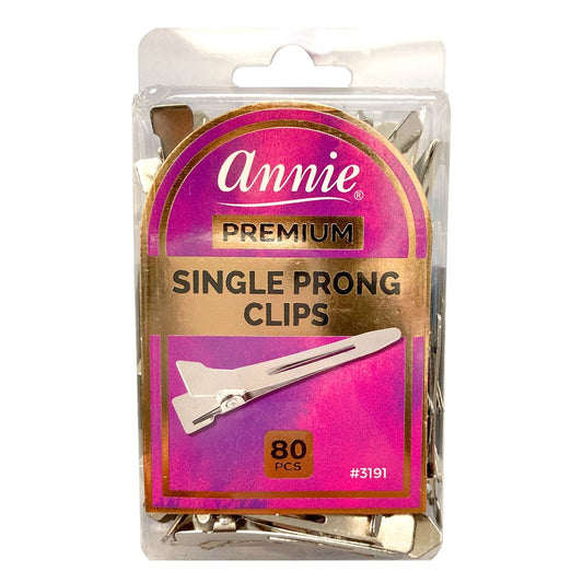 ANNIE Single Prong Clips- (80pcs/pk)