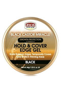 AFRICAN PRIDE Black Castor Miracle Hold & Cover Edges (2.25oz)